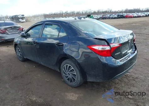 2015 Toyota Corolla Le z USA, uszkodzony, nr VIN 2T1BURHE9FC380195
